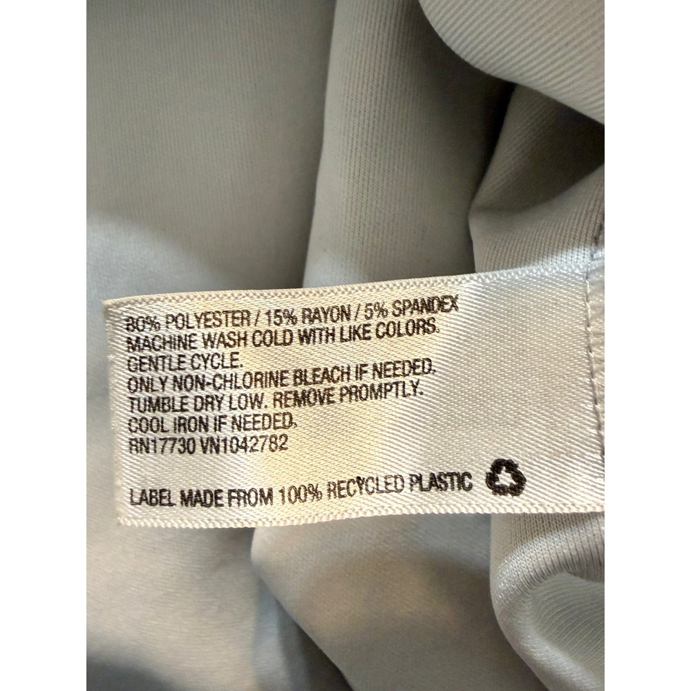 Prologue Sweatshirt Womens Medium Gray Mock Neck Drop Shoulder Minimal - Picture 3 of 5